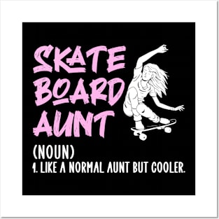 skateboard aunt Posters and Art